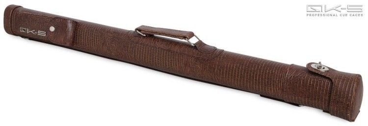 ТУБУС QK-S MUSKETEER 1X1 С ОТДЕЛЕНИЕМ ДЛЯ УДЛИНИТЕЛЯ КОРИЧНЕВЫЙ АЛЛИГАТОР